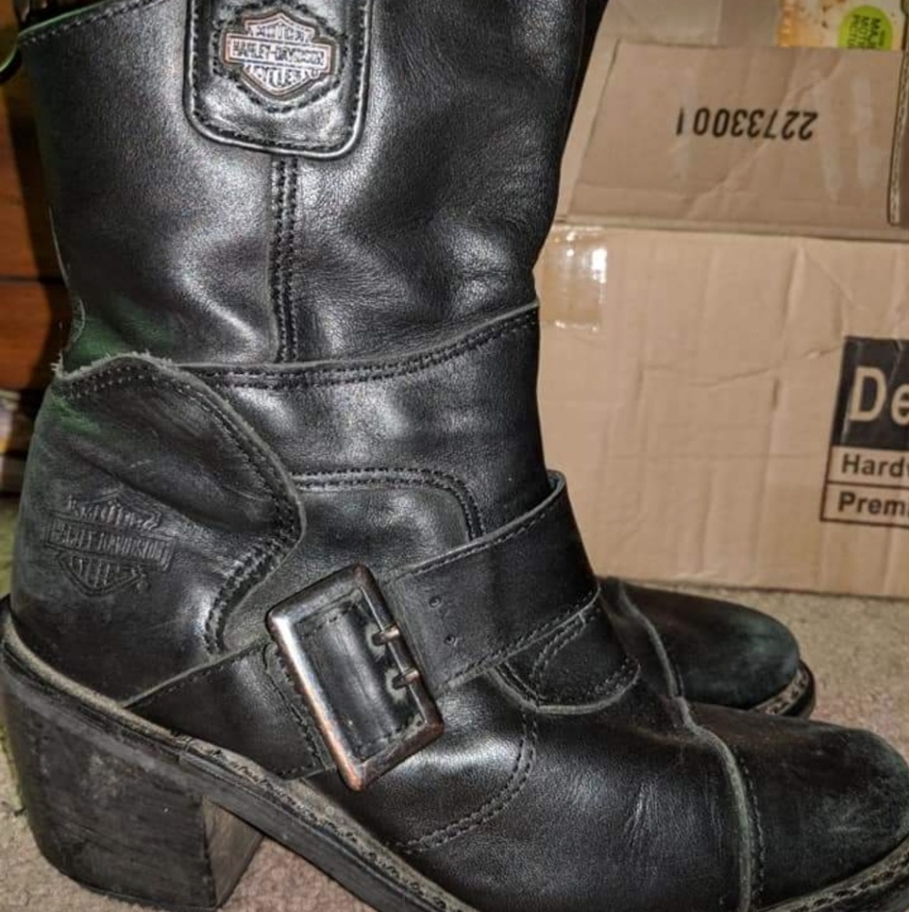 Harley Davidson leather boots
